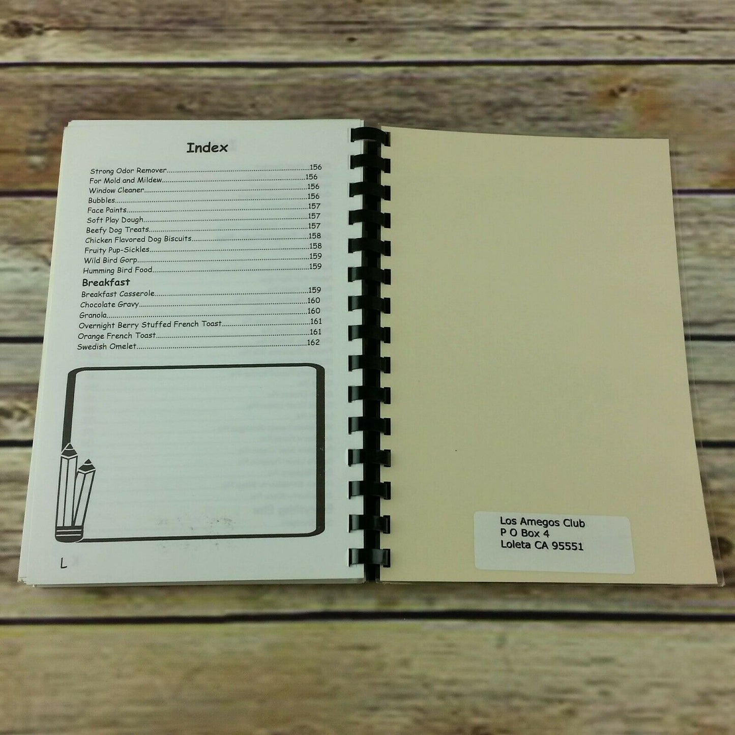 California Cookbook Loleta Womens Club Los Amegos Civic Favorite Recipes 2006 - At Grandma's Table