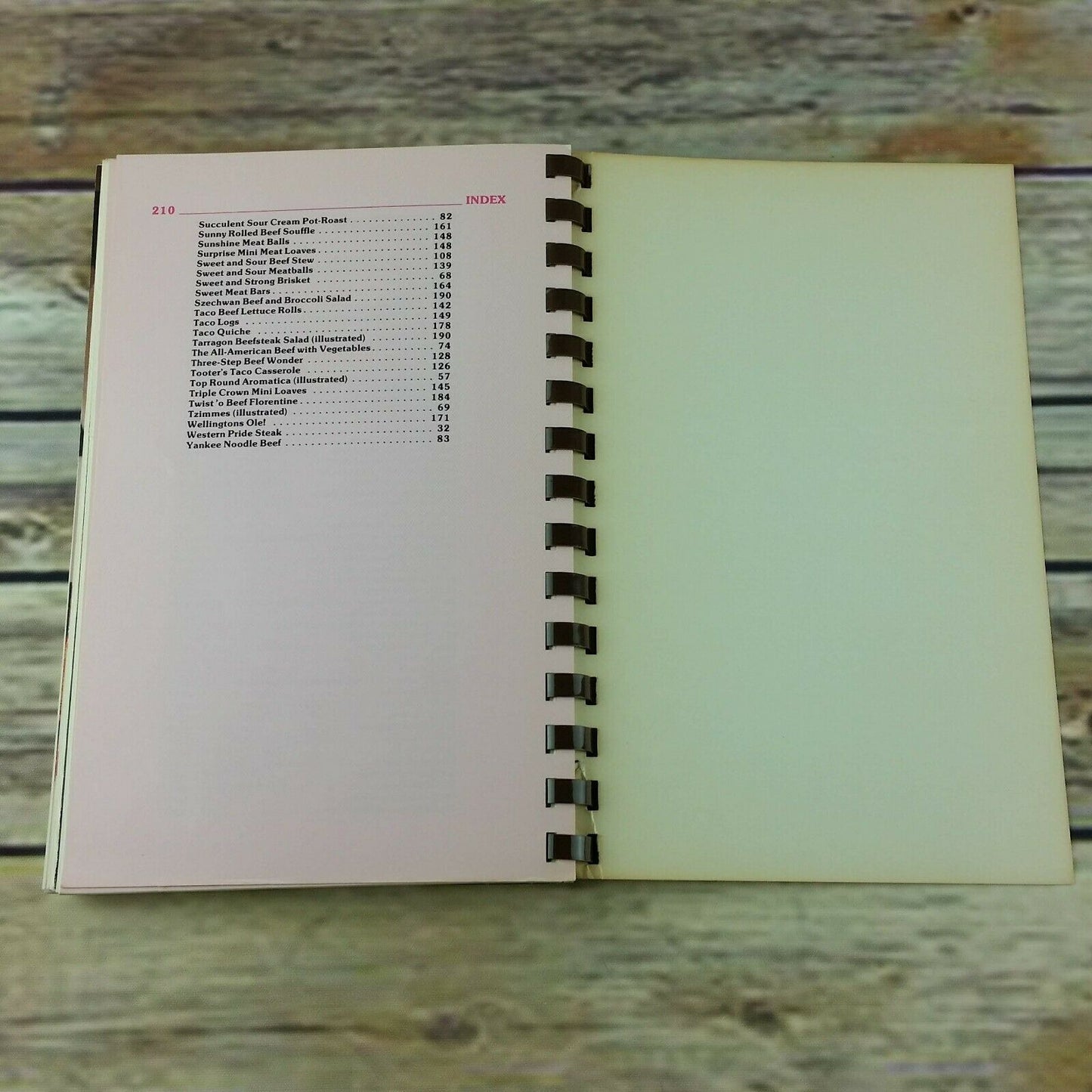 Vintage Cookbook National Beef Cook Off 244 Prize Winning Recipes Volume 2 - At Grandma's Table