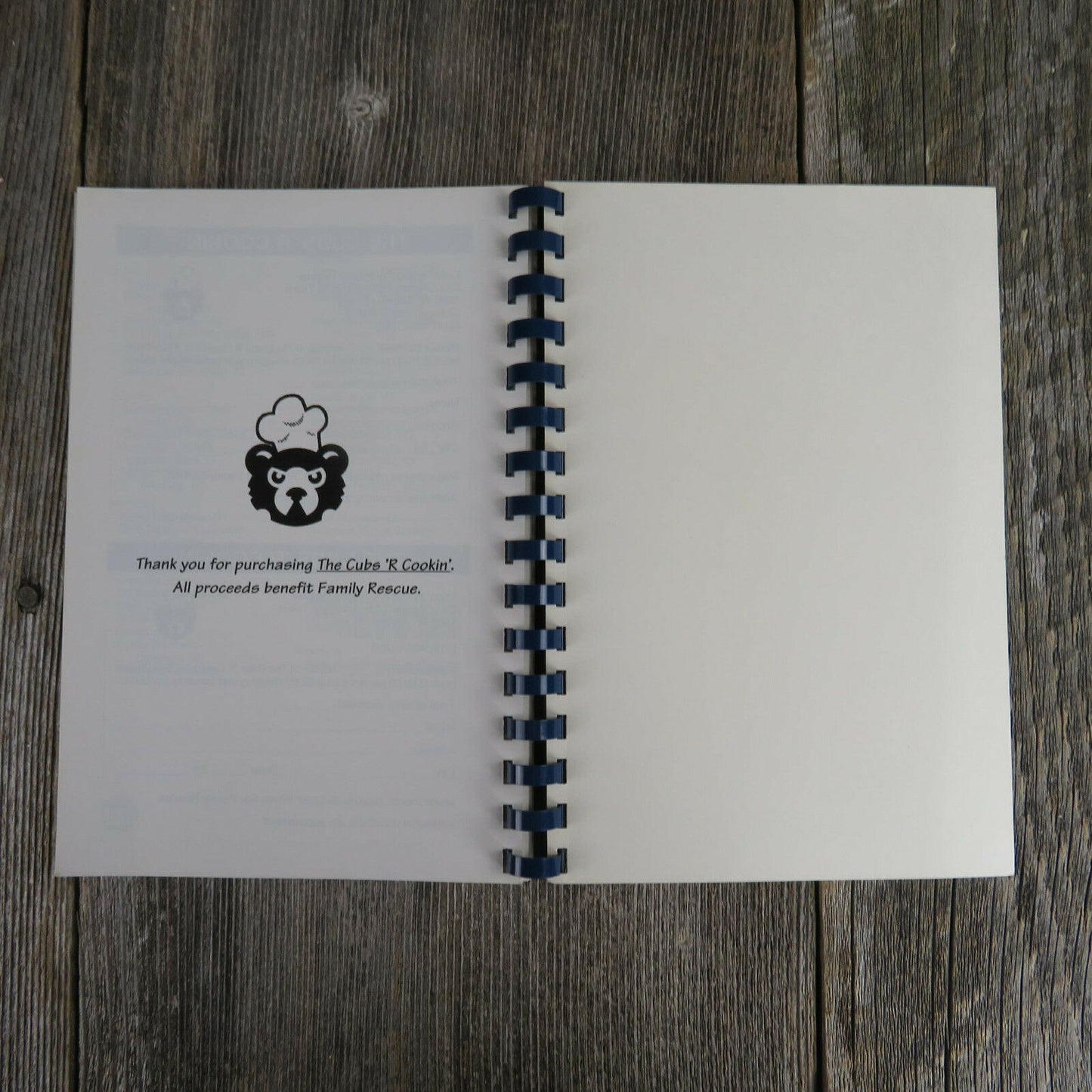 Vintage Chicago Cubs Cookbook Wrigley Field Baseball Wives Family Rescue Recipe - At Grandma's Table