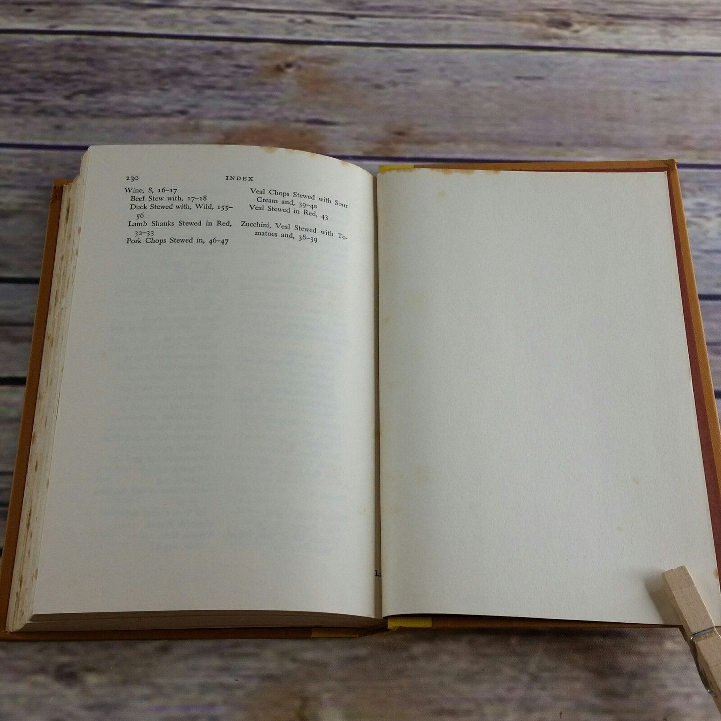 Vintage Cookbook Savory Stews by Mary Savage Louise Driggs 1969 Hardcover Rowland Wilson Drawings