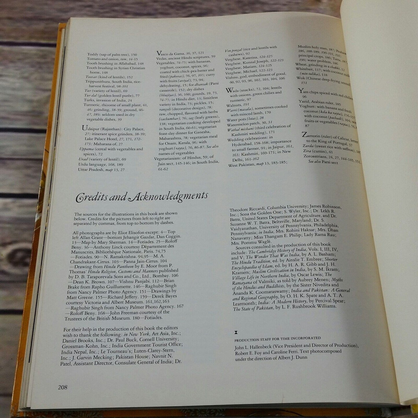 The Cooking of India Life Books Foods of the World 1969 Hardcover Indian Food Recipes Vegetarian Festivals
