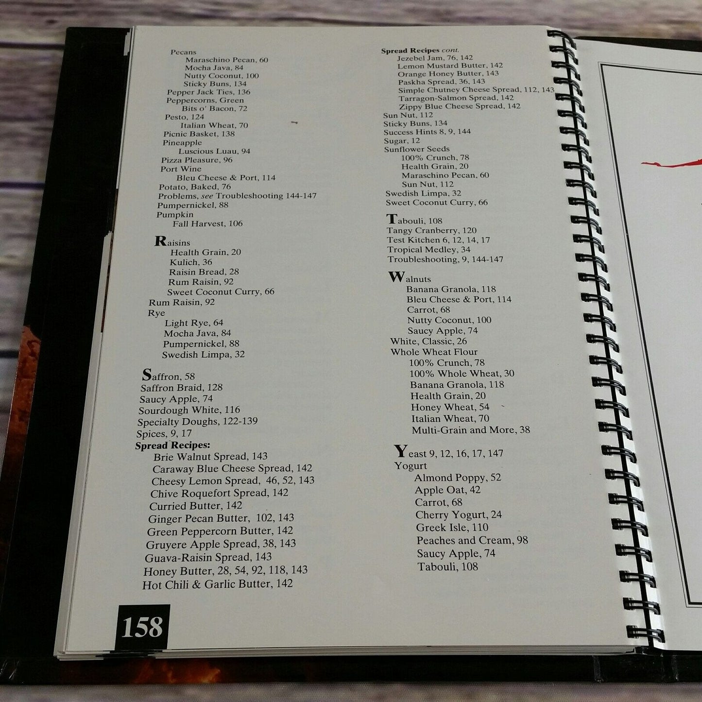 Vintage Cookbook Electric Bread Machine 1991 Bread Recipes Spiral Bound Hardcover ICE Anchorage Alaska Breads Doughs Spreads