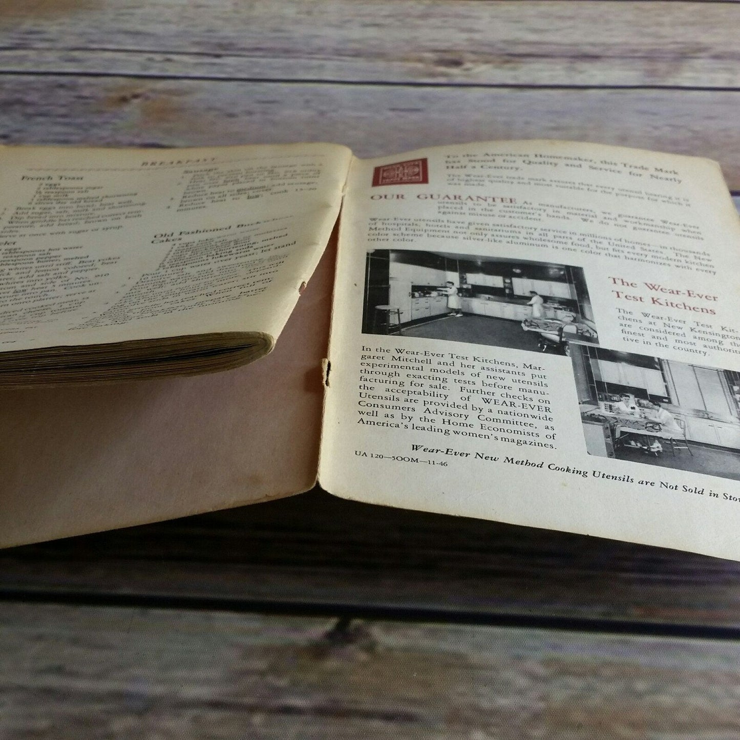 Vintage Cookbook Wear-Ever Cookware New Method Cooking Recipes Instruction Book 1946 Paperback Booklet Aluminum Cooking Utensil Company