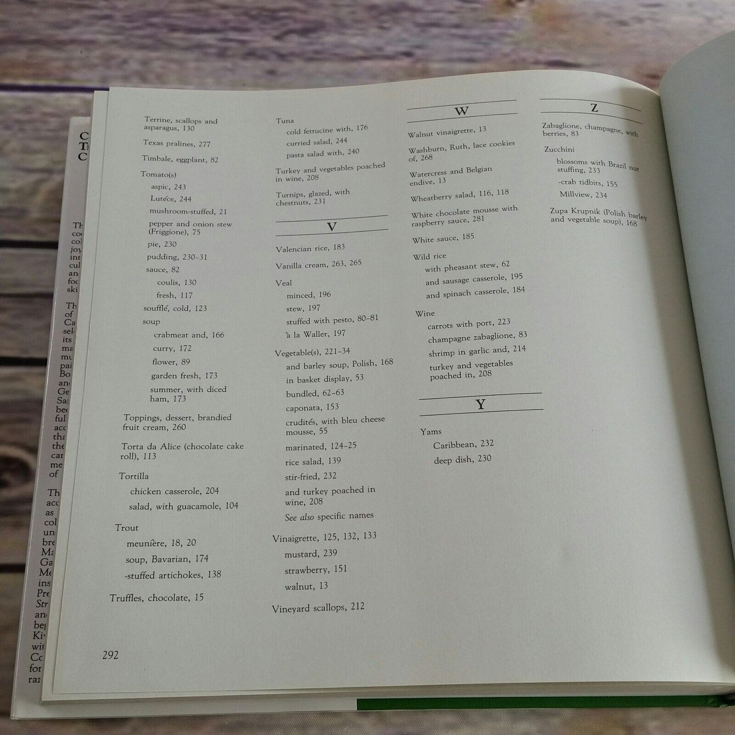 Vintage Cookbook Carnegie Treasures Cookbook 1984 Hardcover Collection menus recipes settings Museum of Art Carnegie Institute