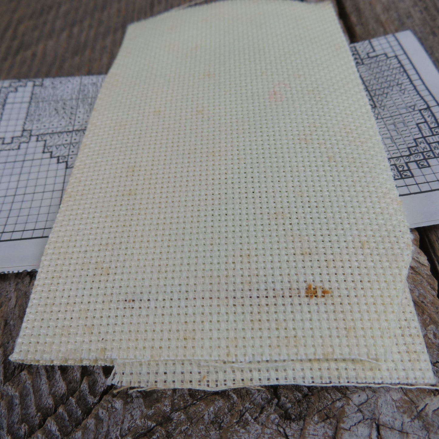 Vintage Cross Stitch Antique Wooden Scroll Frame Kit china Doll Cross My Heart Inc 1989