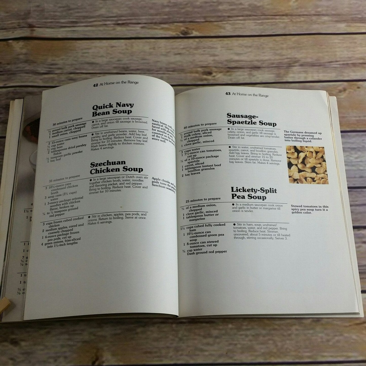 Vintage Cookbook In a Hurry Recipes 1986 Paperback Better Homes and Gardens Fast Recipes