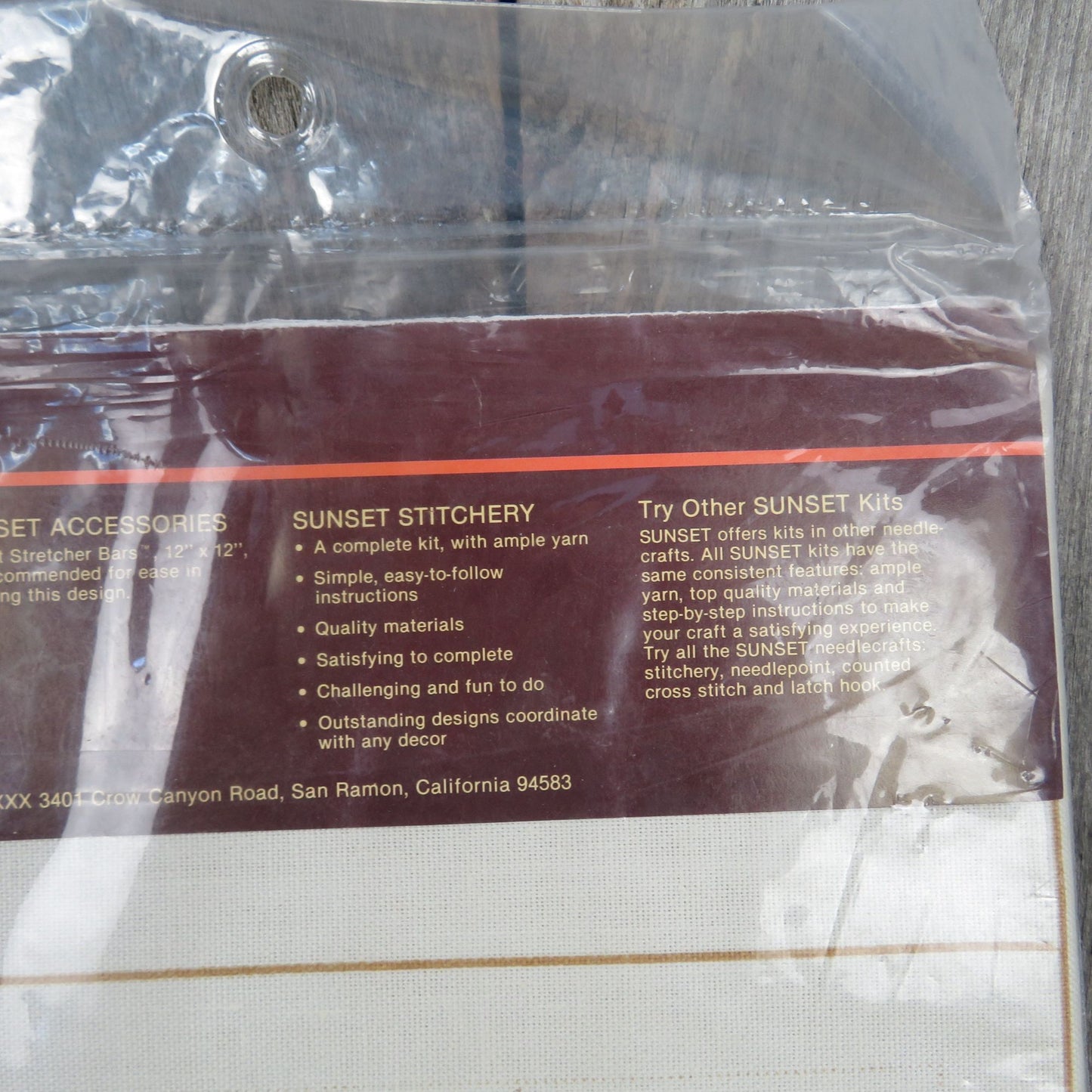 Wedding Keepsake Crewel Pillow Kit Embroidery Sunset Stitchery Flower 2949