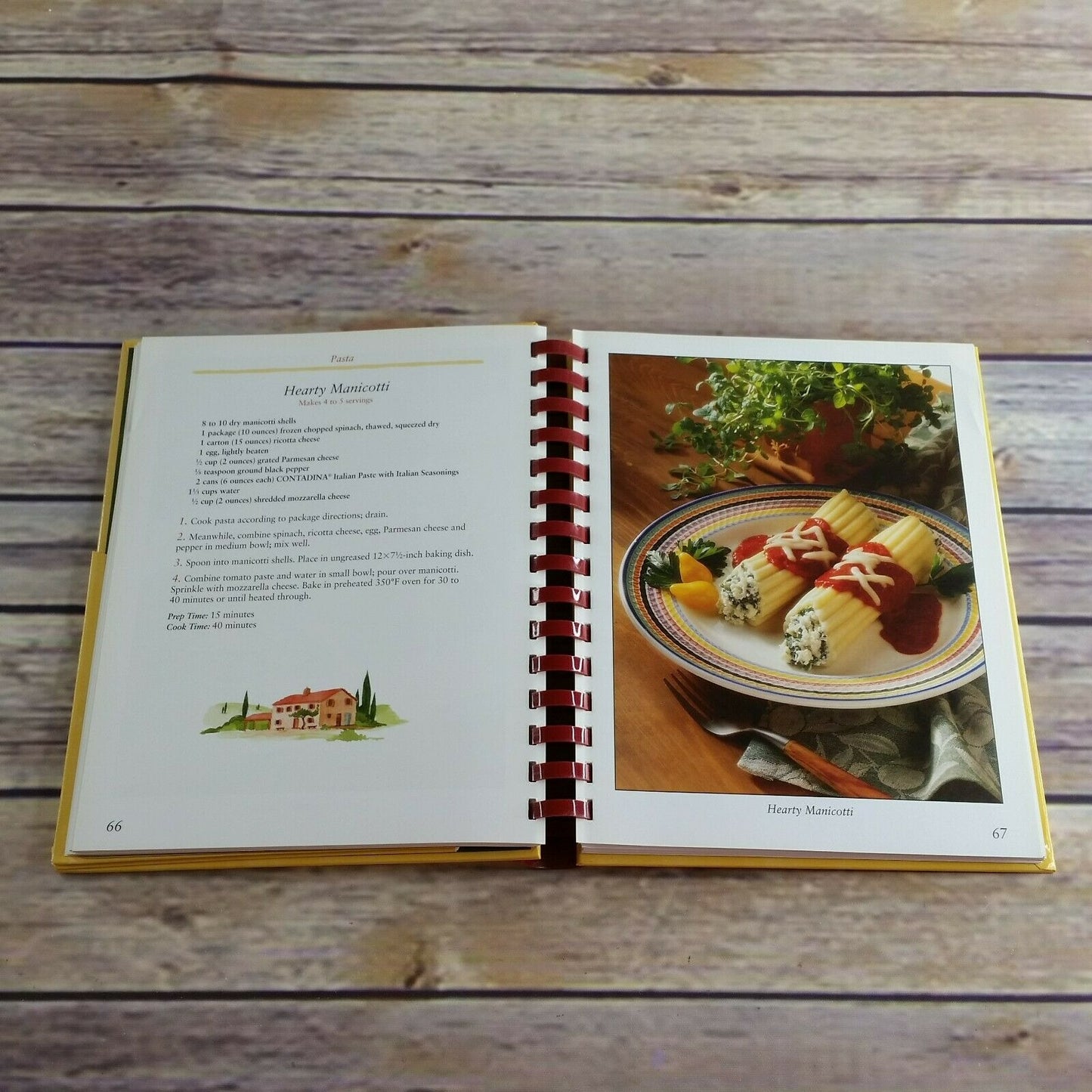 Italian Cookbook Country Italian Cooking 2004 Hardcover Spiral Publications Int