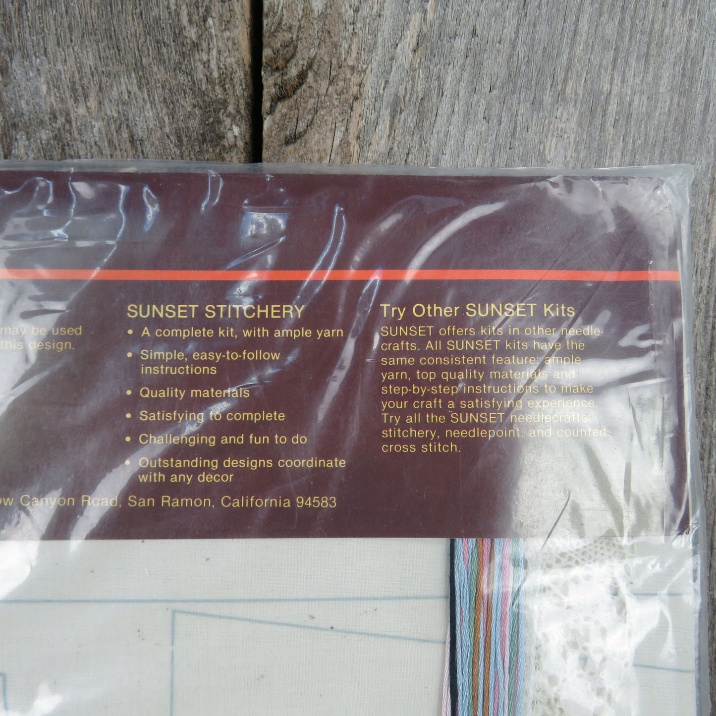 Stitchery Doll Kit Candlewick Embroidery Sunset Stitchery Rag Doll 2867