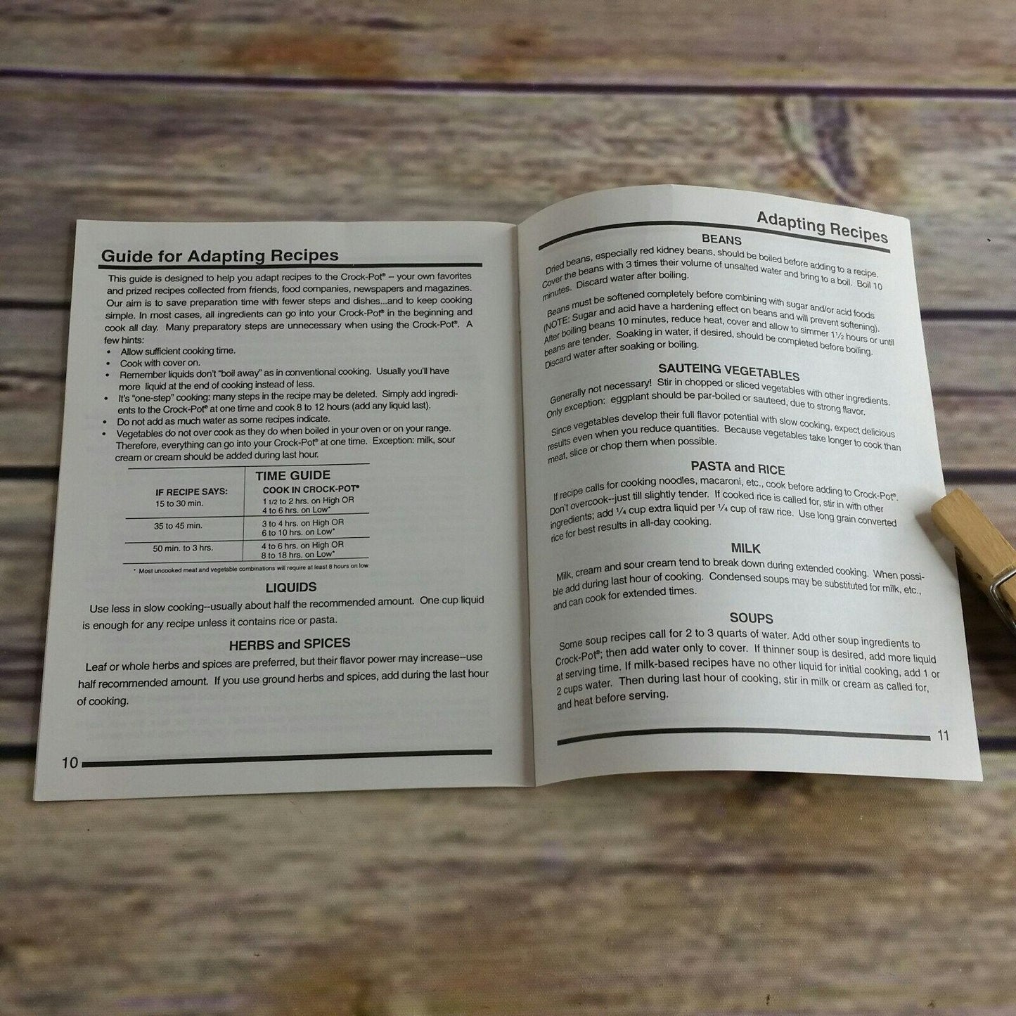 Vintage Rival Crock Pot Cookbook Owner's Manual Recipes Slow Cooker 1996 Booklet 428-256 2 Quart Model 3250