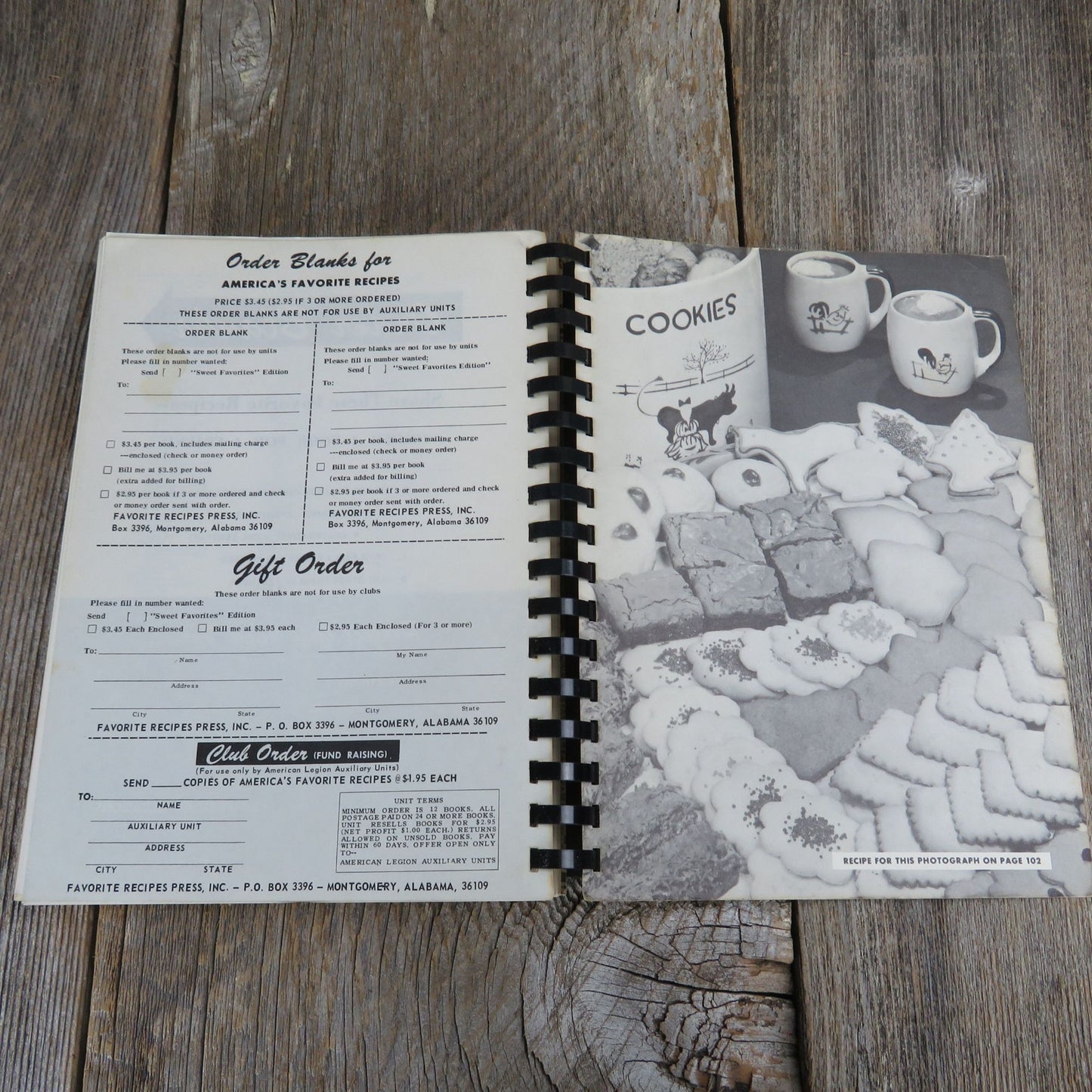 America's Favorite Recipes Sweet Favorites Edition Cookbook Home Economist Montgomery Alabama Homemakers