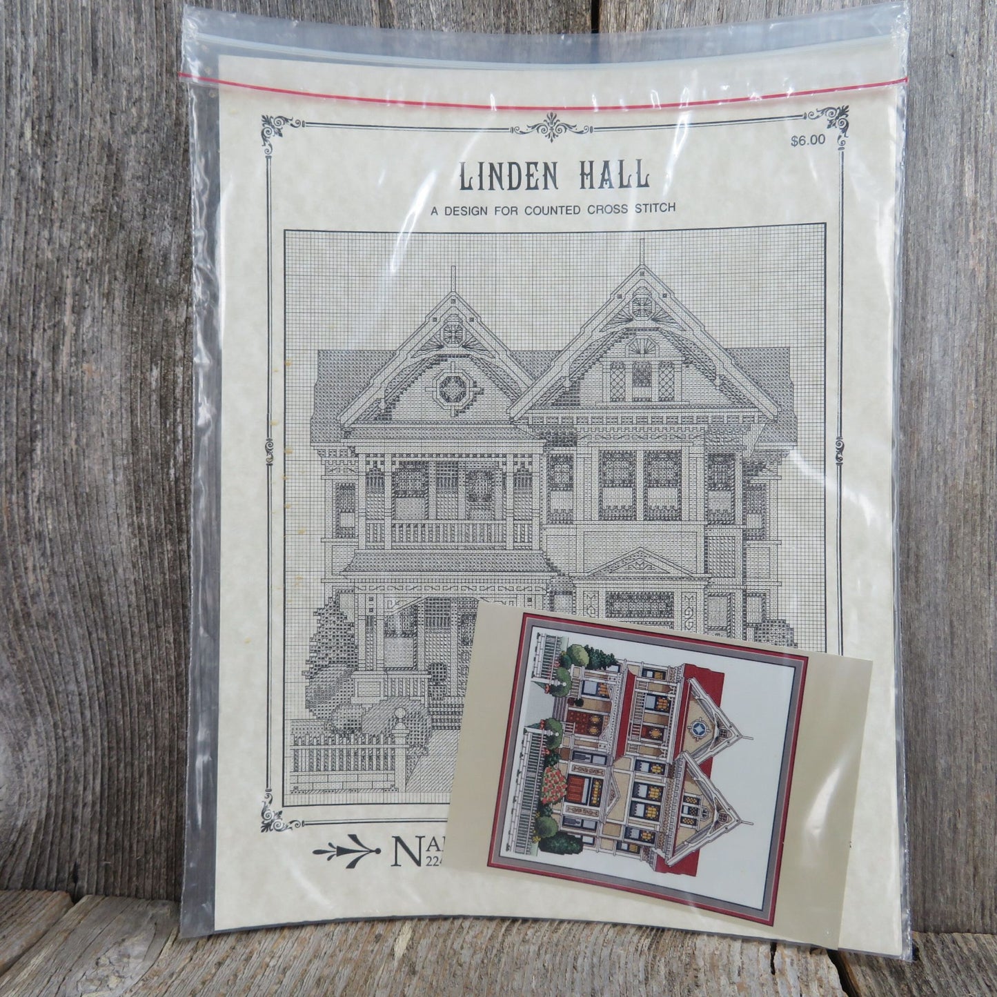 Victorian House Counted Cross Stitch Pattern Linden Hall Nancy Spruance 1991