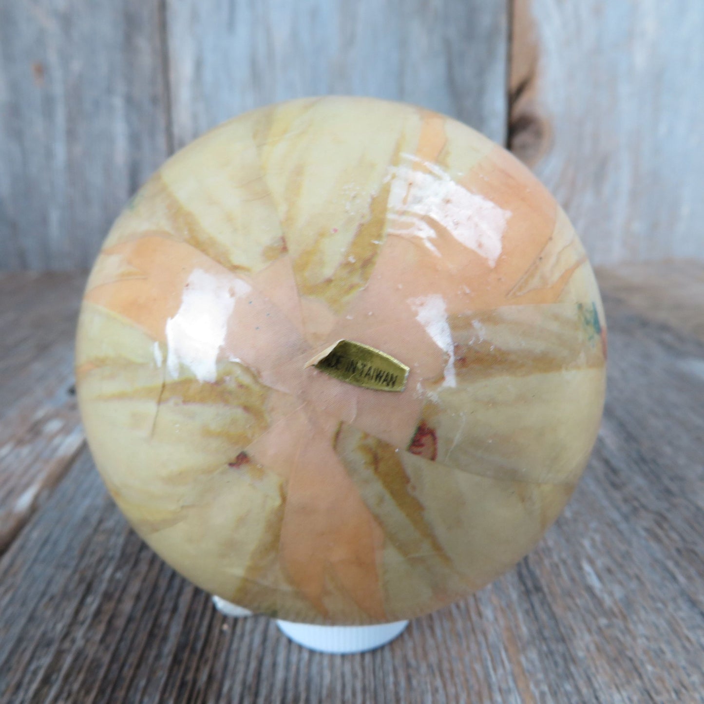 Vintage Angels Paper Mache Ball Ornament Christmas Three Girl Child Angels