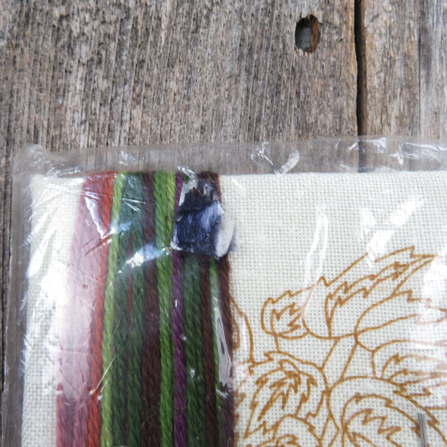 Vintage Crewel Embroidery Kit Christmas Begonia Jiffy Stitchery Sunset Designs Plants Floral #332