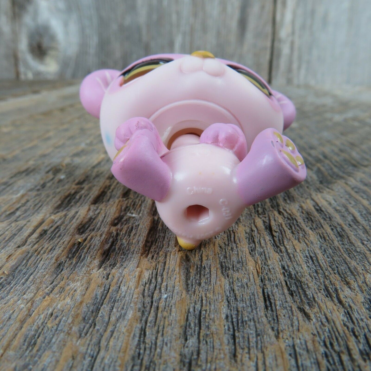 Littlest Pet Shop LPS Pink Panda Bear Sad Eyes Toy Figure Hasbro