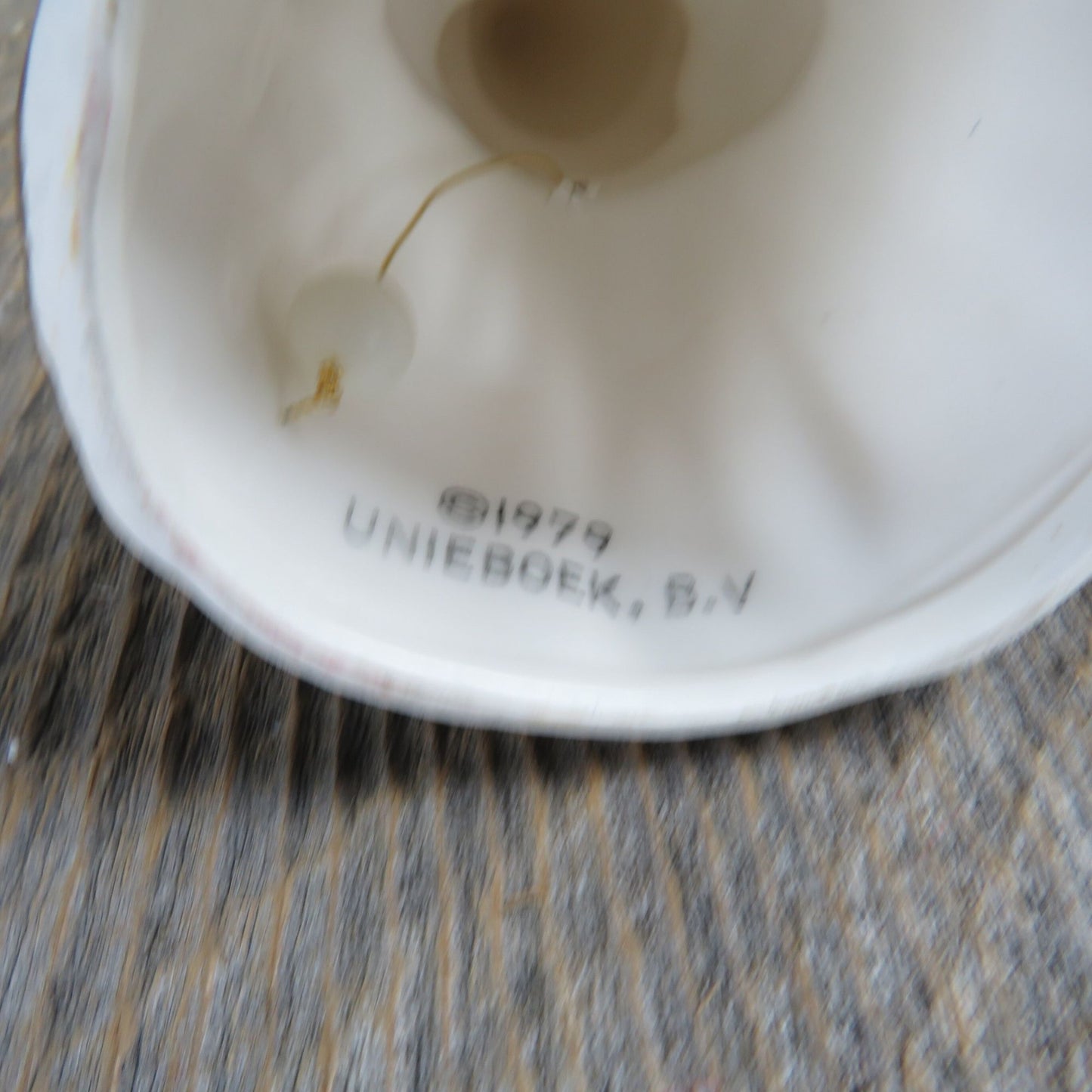 Vintage Gnome Lady Bell Figurine Gorham Gray Haired Old Women Unieboek 1979