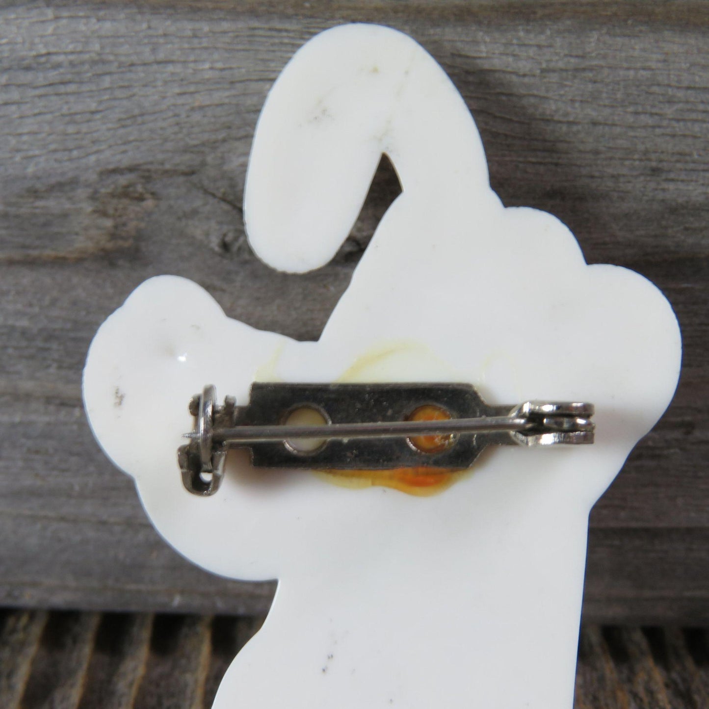 Vintage Pluto Head Pin Disney Dog Pup Brooch Plastic Mickey Mouse Lapel Straight - At Grandma's Table