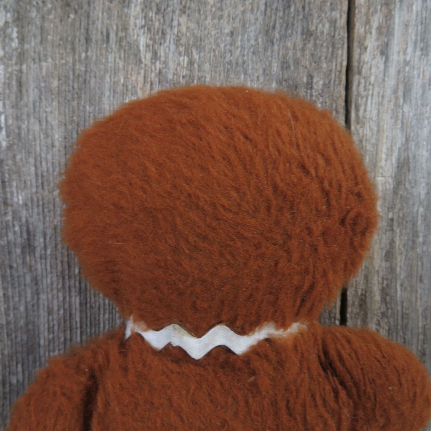 Vintage Gingerbread Man Plush Russ Berrie 1974 Sand Filled Stuffed Animal Christmas