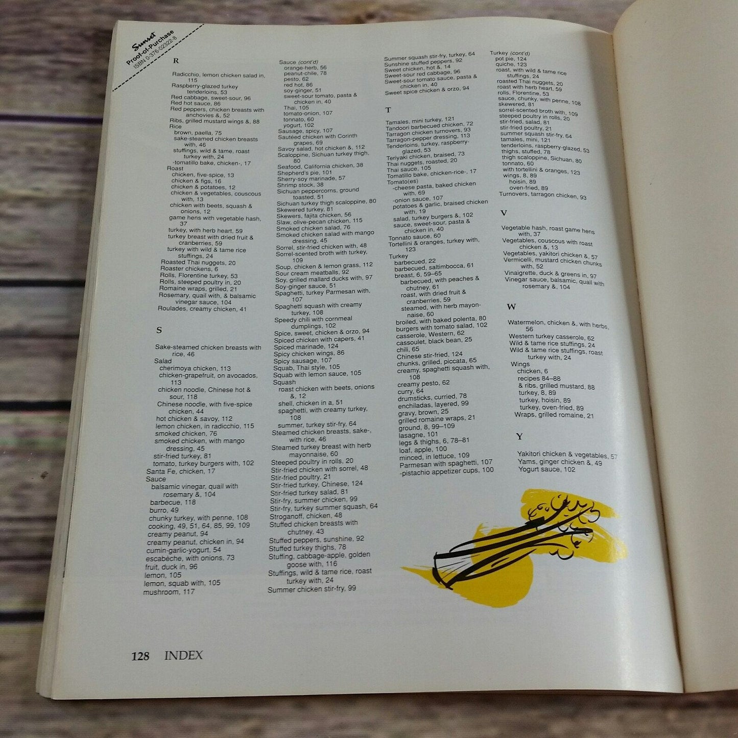 Vintage Cookbook Sunset Poultry 1991 Paperback Book Sunset Magazine Chicken Turkey and Other Birds Recipes - At Grandma's Table