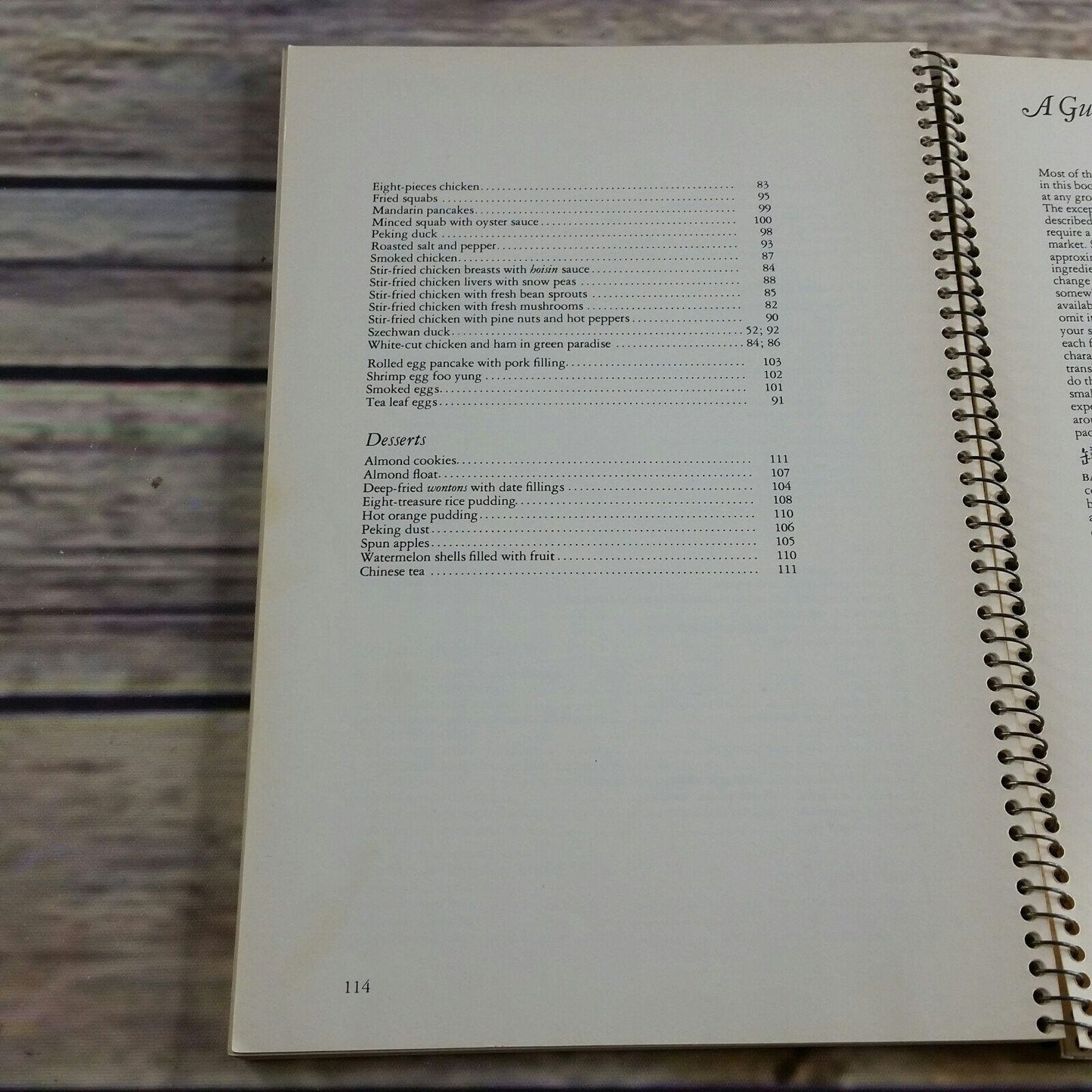 Vintage Cookbook Chinese Cooking Recipes Time Life Books Foods of the World 1968 Spiral Bound The Cooking of China