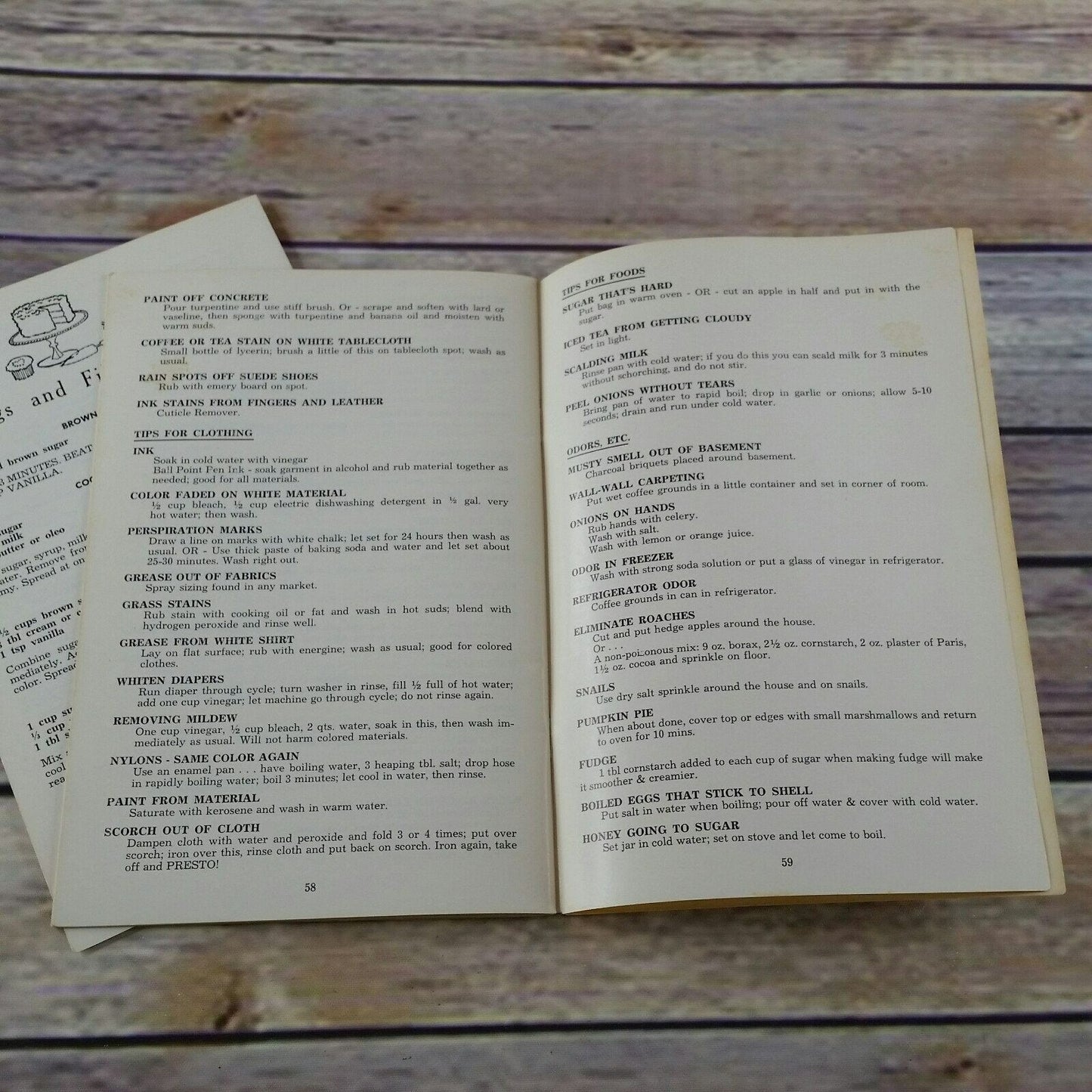 Vintage Cookbook The Best of the Tips Show on WAAC Radio Show Souvenir Dial 1300 Lucky 13 1966 1960s Recipes Booklet Terre Haute Indiana - At Grandma's Table