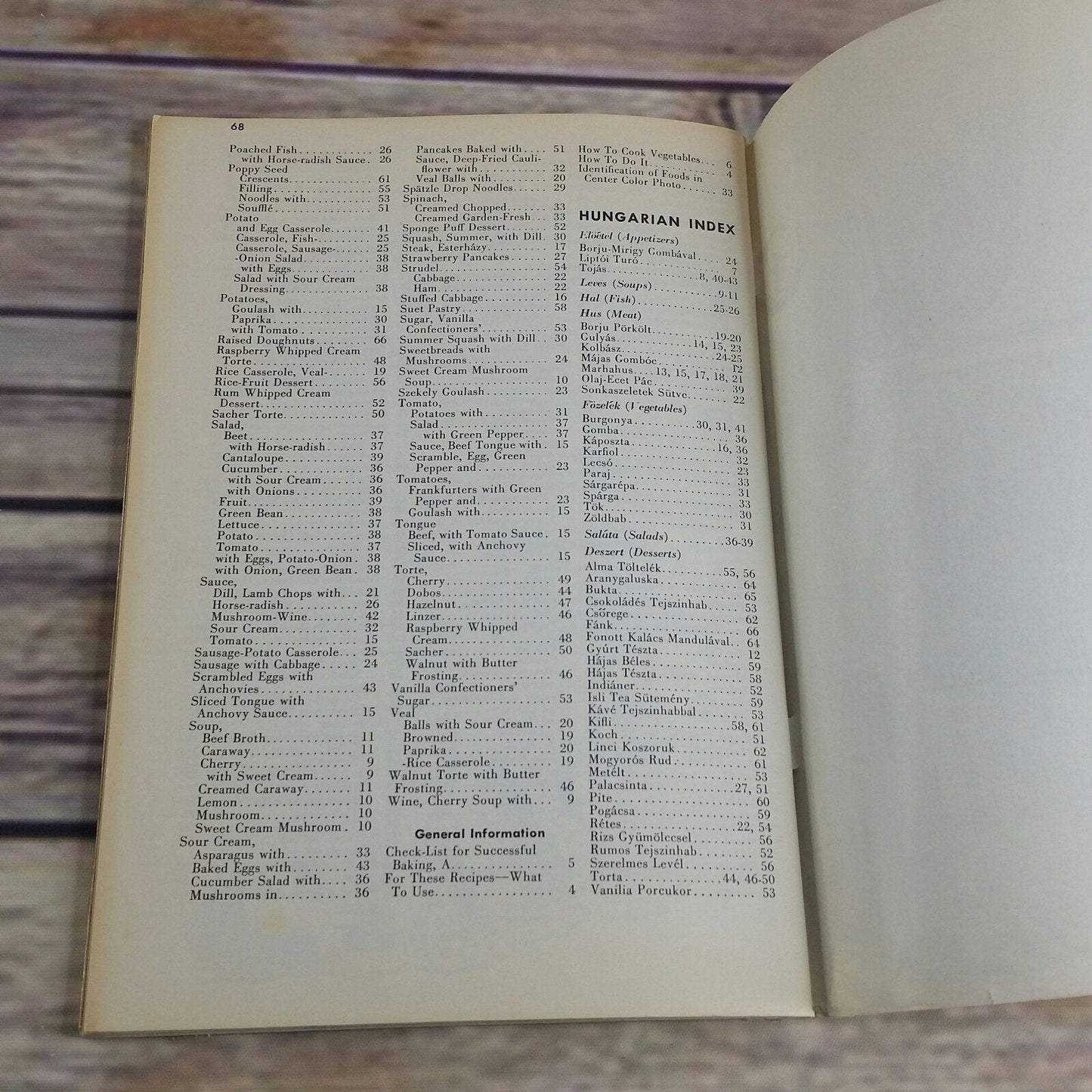 Vtg The Hungarian Cookbook Culinary Arts 151 Most Flavorful Hungarian Recipes 1954 Paperback Booklet