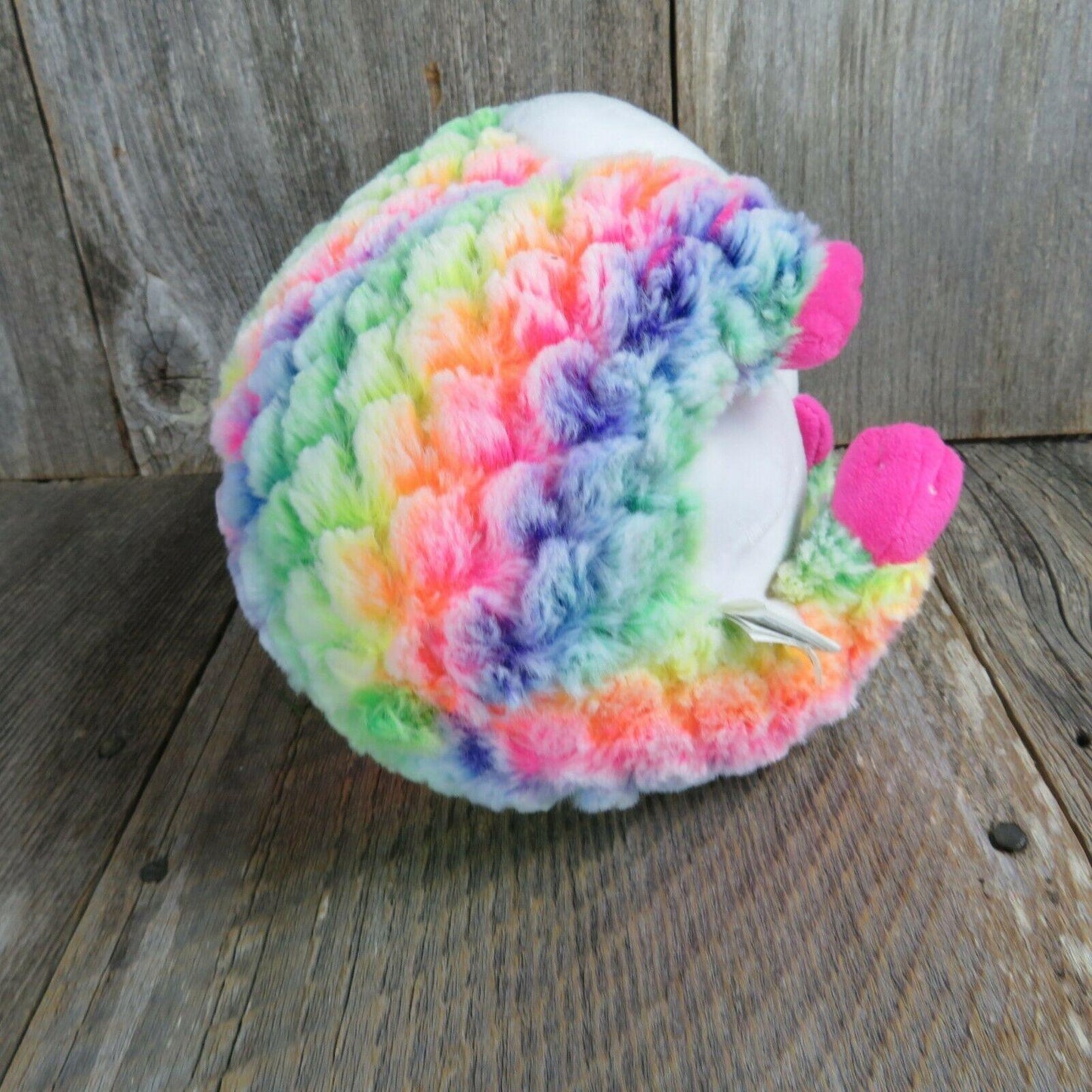 Gerbil Hamsters Belly Buddies Plush Nanco Stuffed Animal Rainbow Pink Guinea