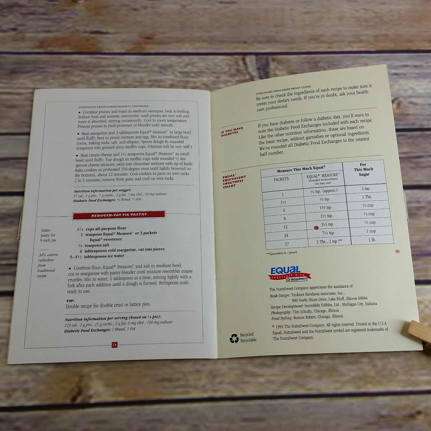 Equal Cook Book Home Sweet Home With Equal Promo Recipes Cookbook Nutra Sweet Booklet 1994