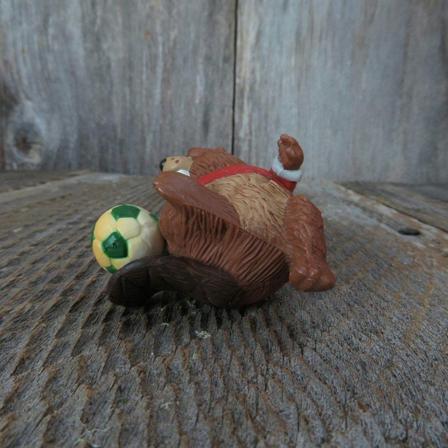 Vintage Beaver Ornament Hallmark Soccer Beaver Sports Boy 1985 Christmas Keepsake