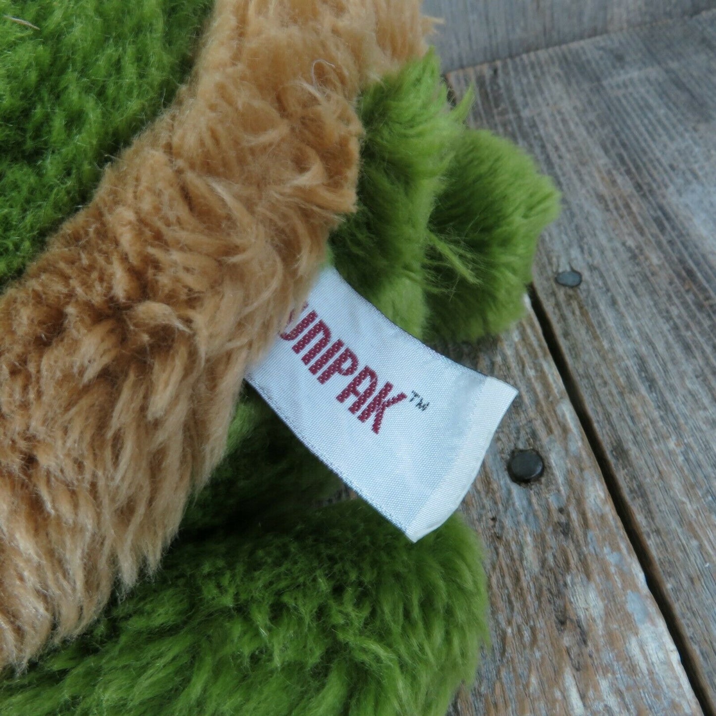 Turtle Tortoise Plush Weighted Unipak Green Brown Stuffed Animal Pillow