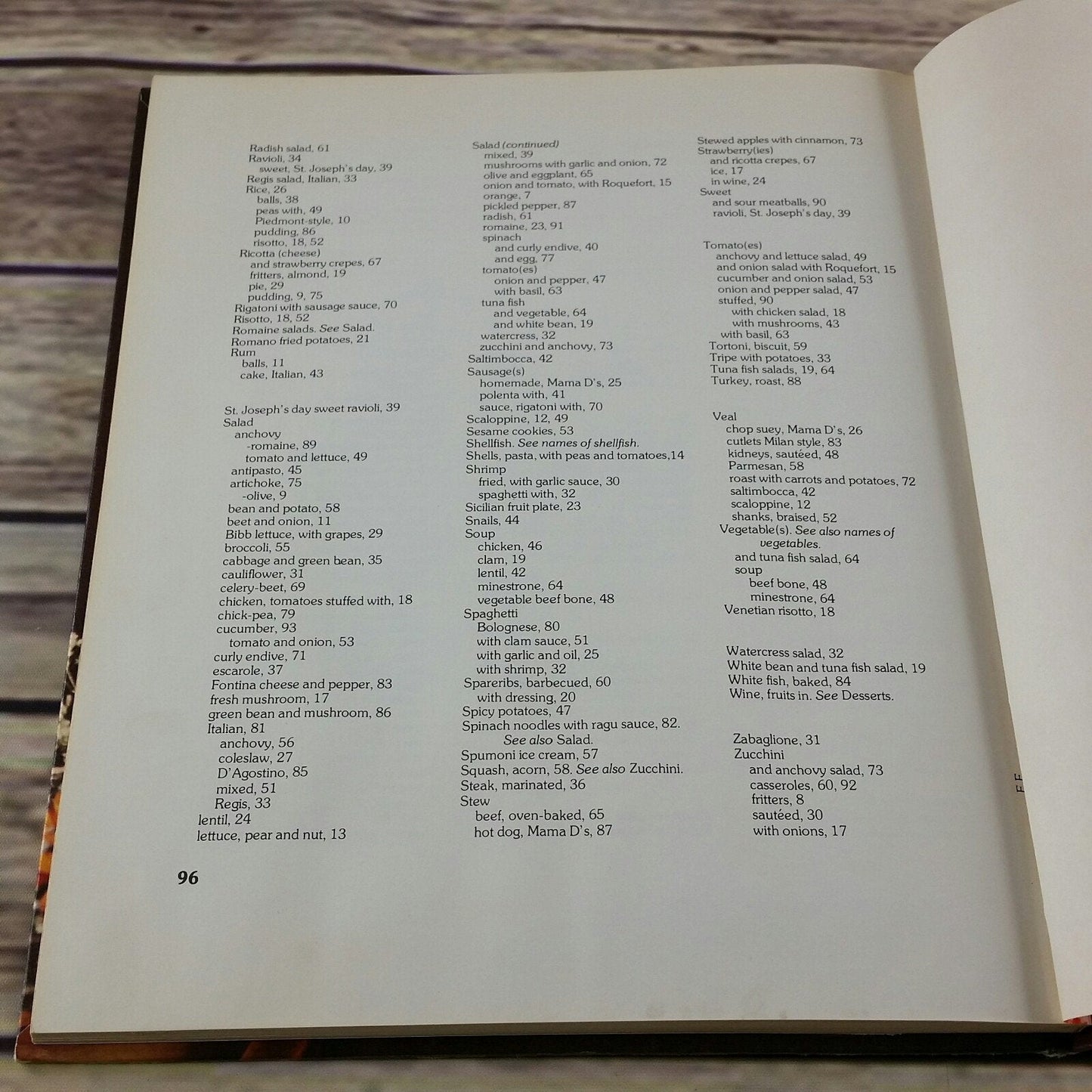 Vintage Italian Cookbook Mama Ds Homestyle Italian Recipes 1975 Hardcover No Dust Jacket Giovanna D'Agostino Golden Press