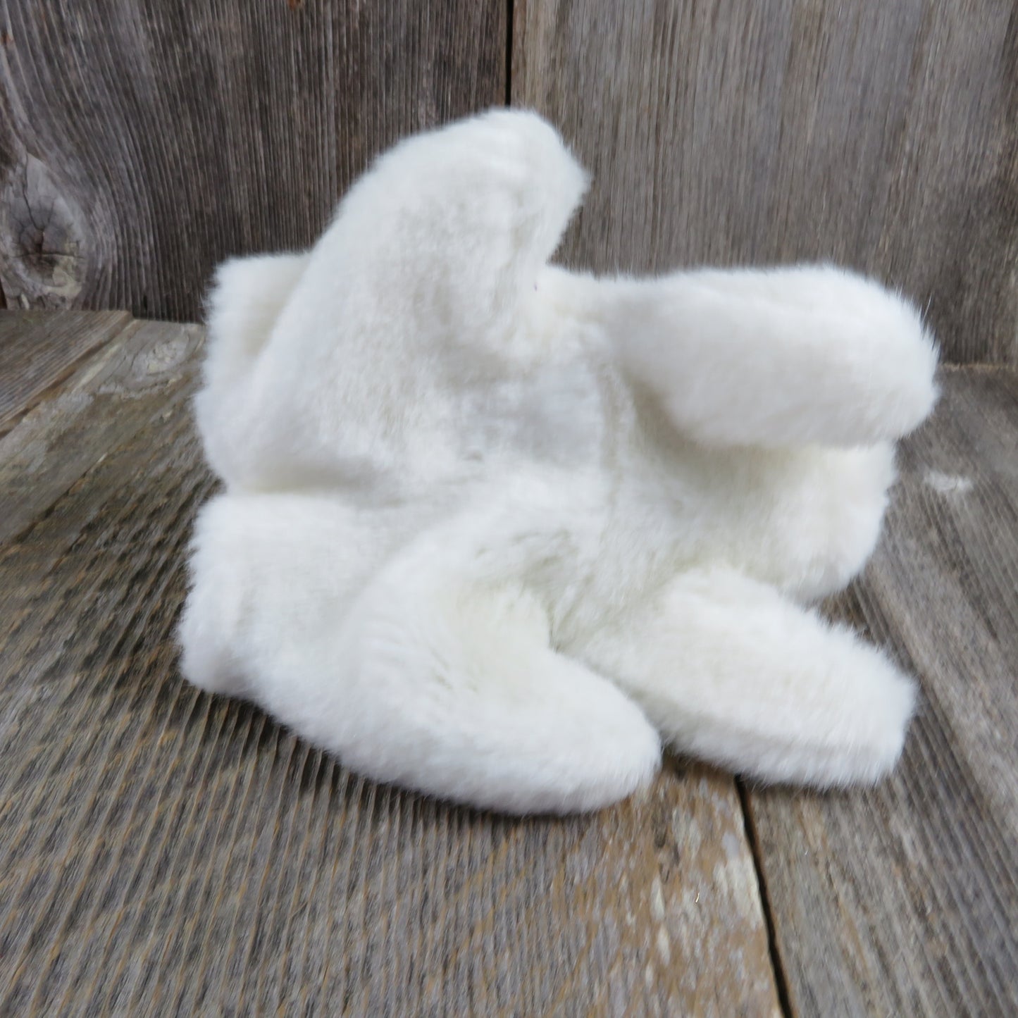 Bunny Rabbit Puppet Plush Folkmanis White Easter Glove Hand Stuffed Animal - At Grandma's Table