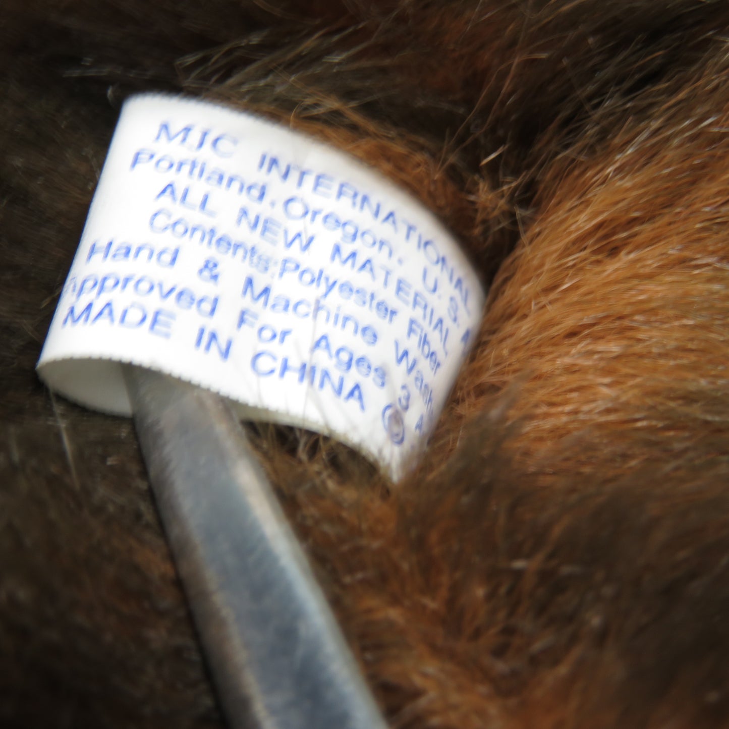 Vintage Teddy Bear Plush Minky Pillow Stuffed Animal MJC Purr-Fection 1992 Soft - At Grandma's Table