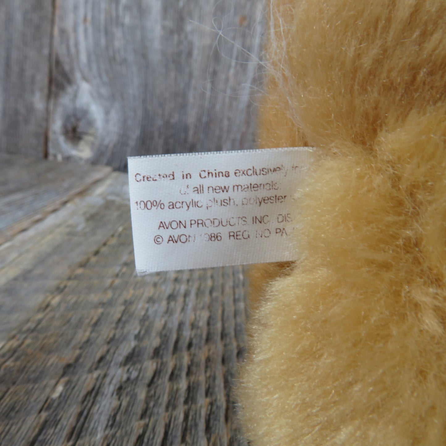 Vintage Teddy Bear Sheriff Plush Avon Beariff Stuffed Animal Blue Bandanna 1986 - At Grandma's Table