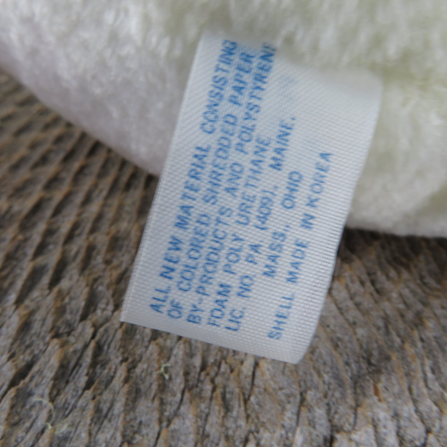 Vintage Polar Bear Plush Brechner Stuffed Animal White Tan Korea - At Grandma's Table