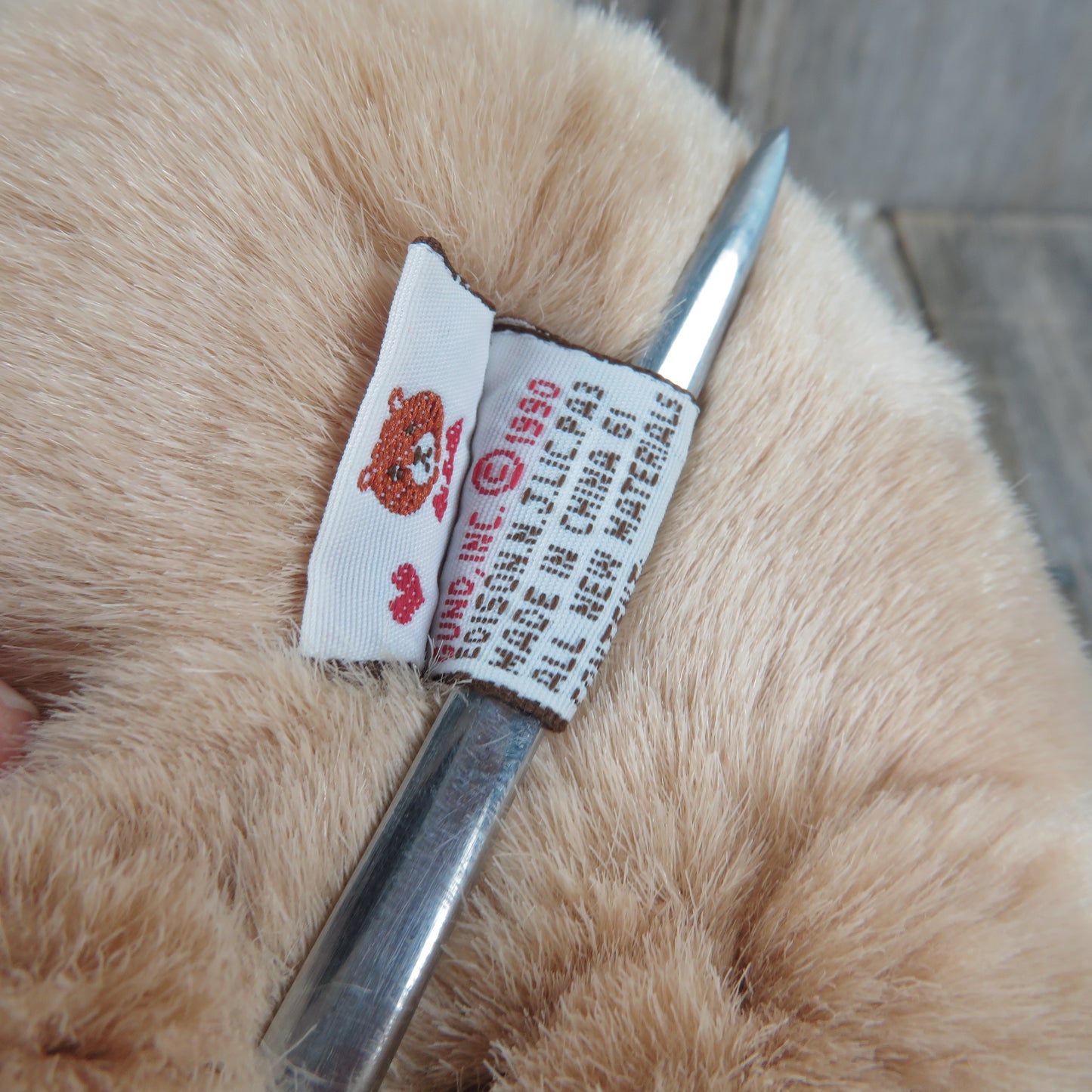 Vintage Puppy Dog Plush Baby Gund Brown Stuffed Animal Floppy Ears Stitched Nose 1990 - At Grandma's Table