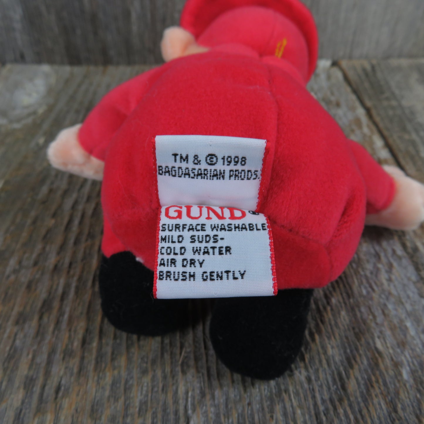 Vintage Chipmunk Alvin Plush Beanie Gund Alvin and the Chipmunks 1998 Bean Bag Stuffed Animal - At Grandma's Table