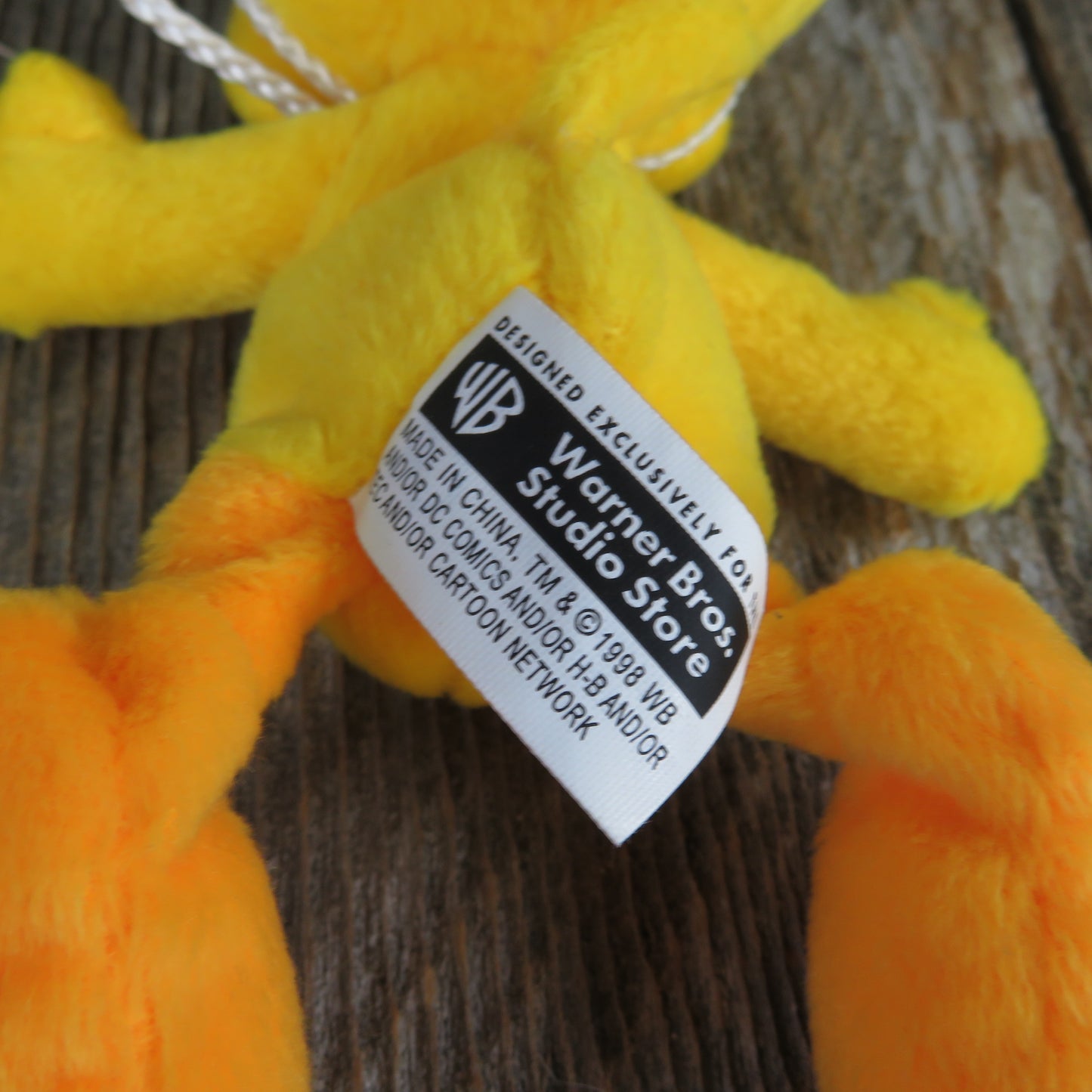 Vintage Tweety Bird Bean Bag Plush Bunny Ears Looney Tunes Beanie Warner Brothers Store Stuffed Animal 1998 - At Grandma's Table