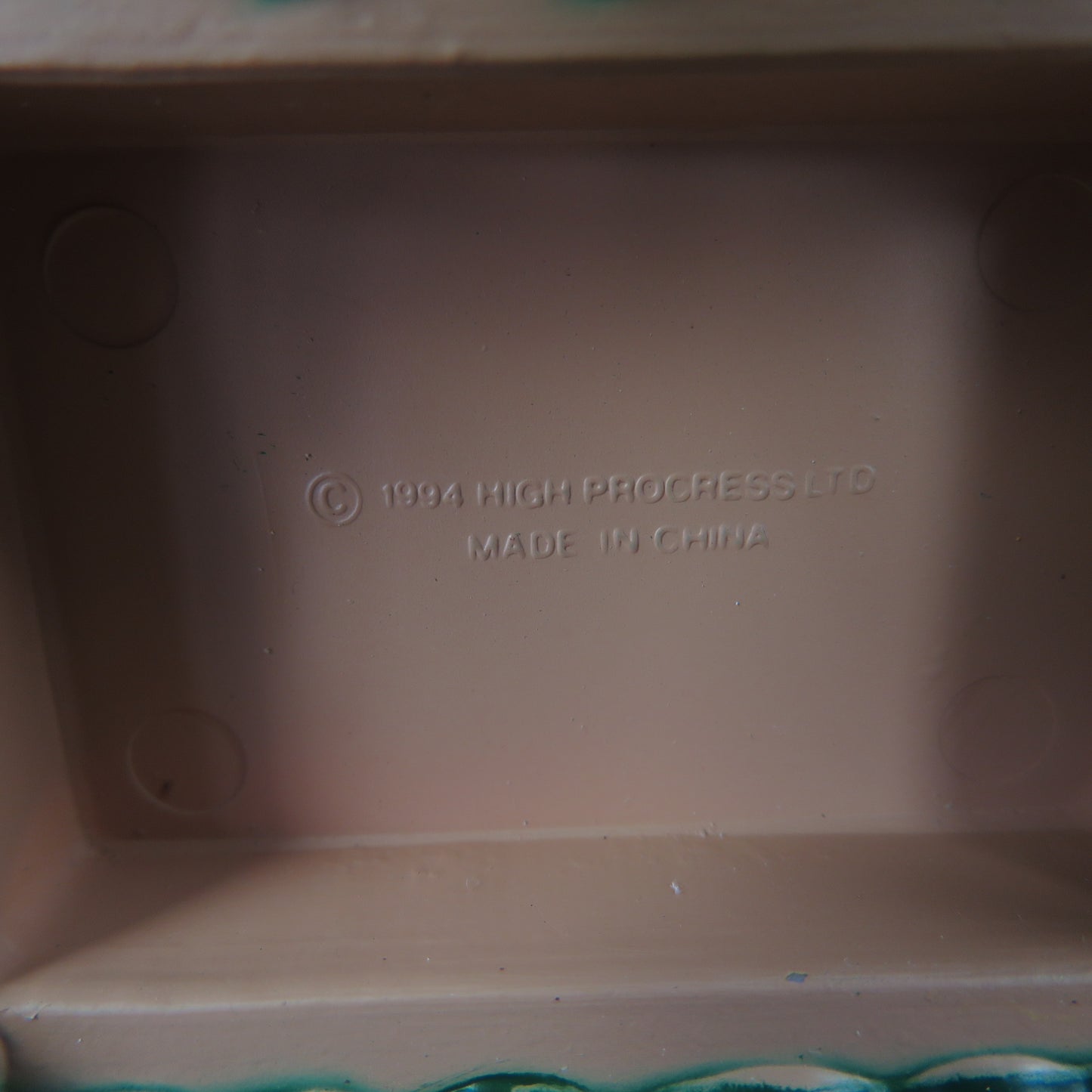 Vintage Teddy Bear Reading in Bed Ornament Glasses Christmas Santa Hat Reindeer Slippers 1994 High Progress LTD - At Grandma's Table