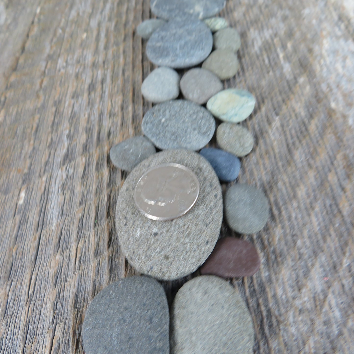 Garden Rock Path Stone Wall Ground Cover River Flat Stacking Rocks Craft Pebbles Fairy Village Miniature Dollhouse - At Grandma's Table