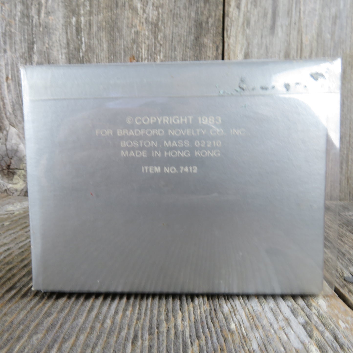 Vintage Girl with Lamb Holding Flower Christmas Ornament 1983 Bradford 7412 - At Grandma's Table