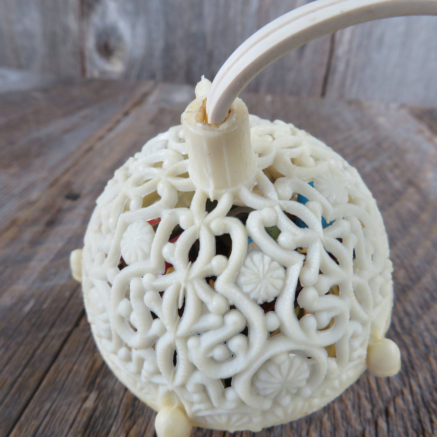 Vintage Chirping Bird Ornament Electronic Chirp Christmas White Ball Singing Video Berman and Anderson