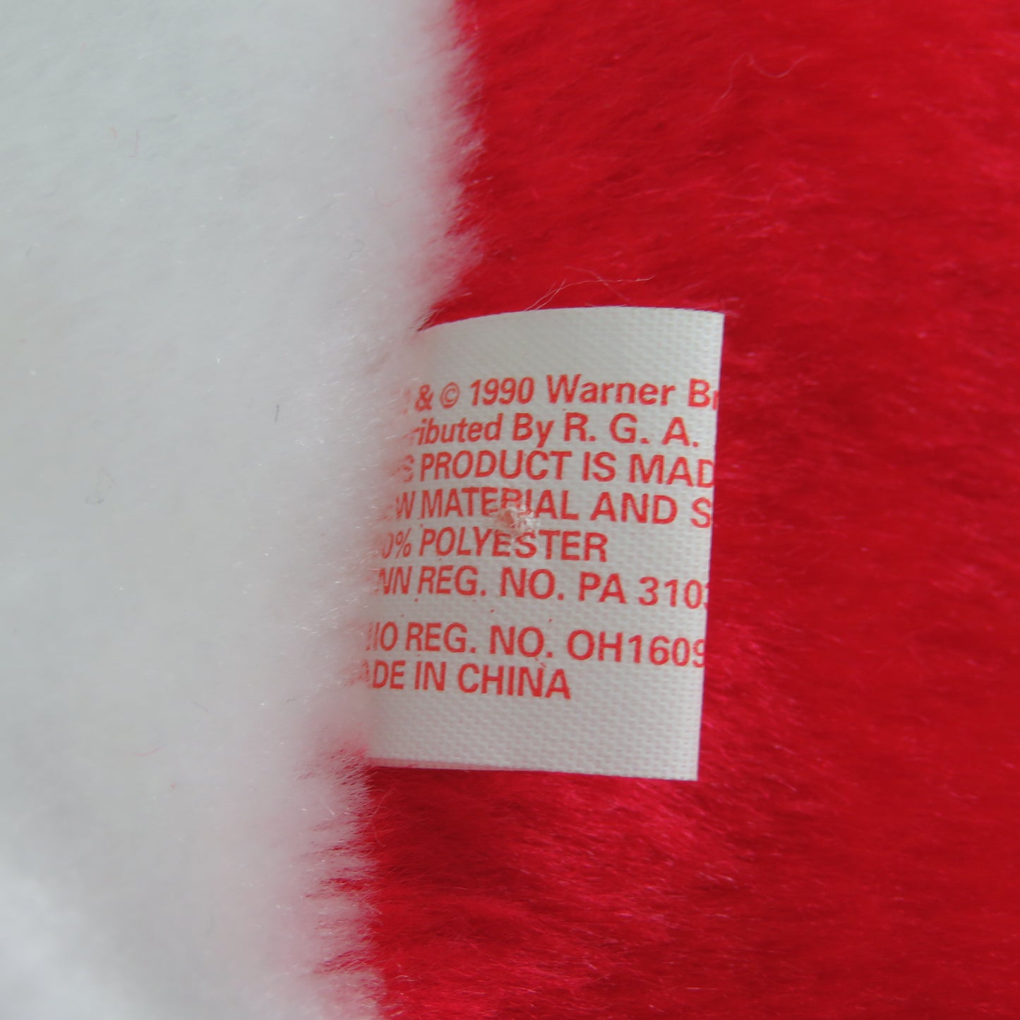 Vintage Sylvester Cat Christmas Stocking Plush 1990 Looney Tunes Warner Brothers - At Grandma's Table