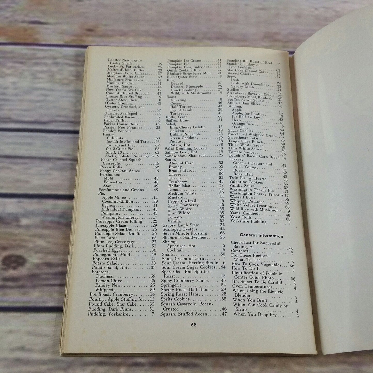 Vtg The Holiday Cookbook Culinary Arts 220 Festive Recipes for Every Holiday 1954 Paperback Booklet