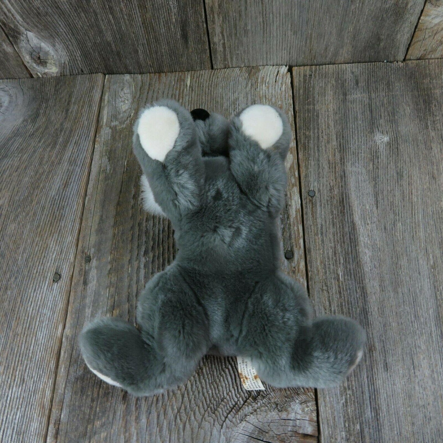 Koala Bear Plush Gray Flocked Nose People Pals 10" Stuffed Animal Toy Weighted