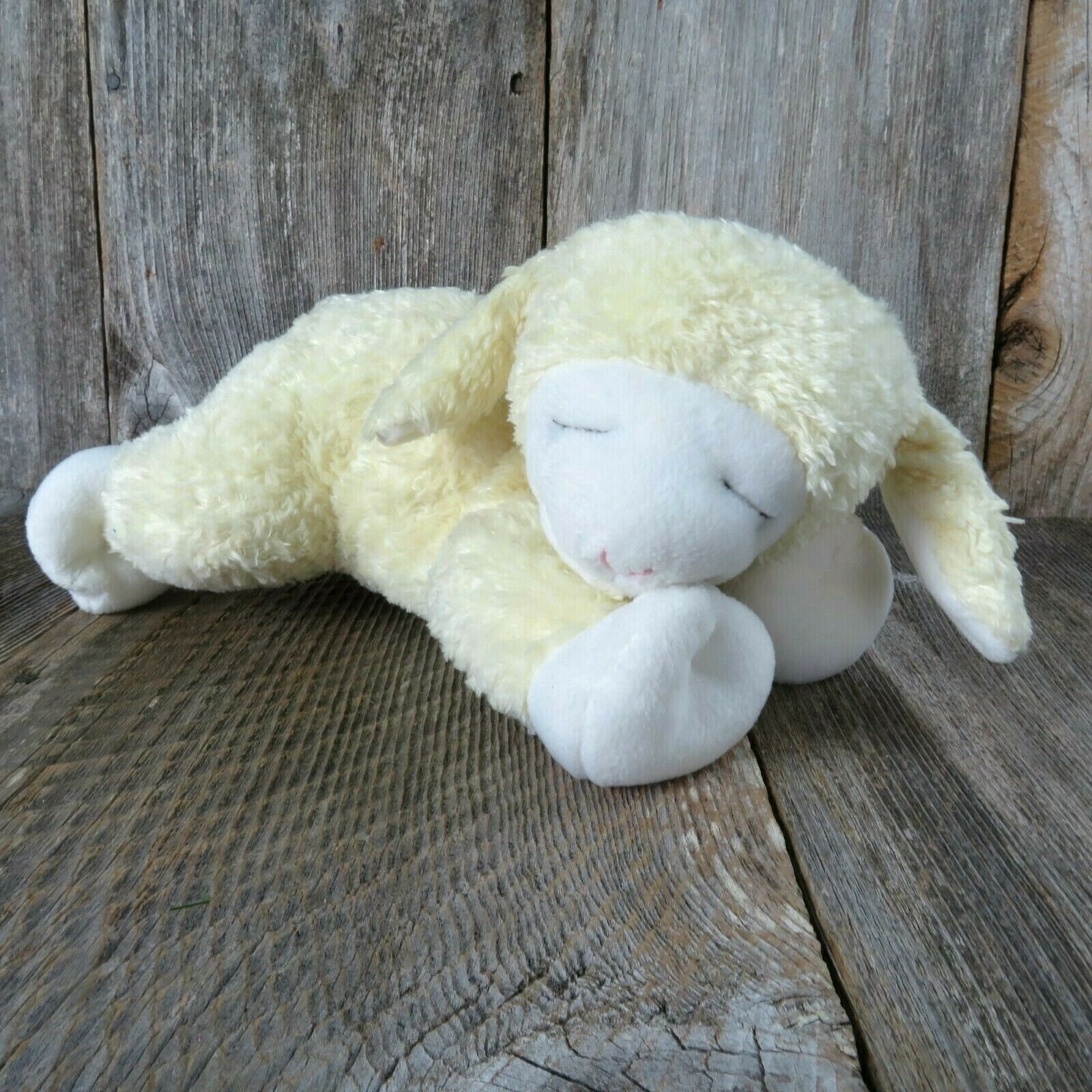 Lamb Sheep Plush God Bless Baby Yellow Gund Target Stuffed Animal