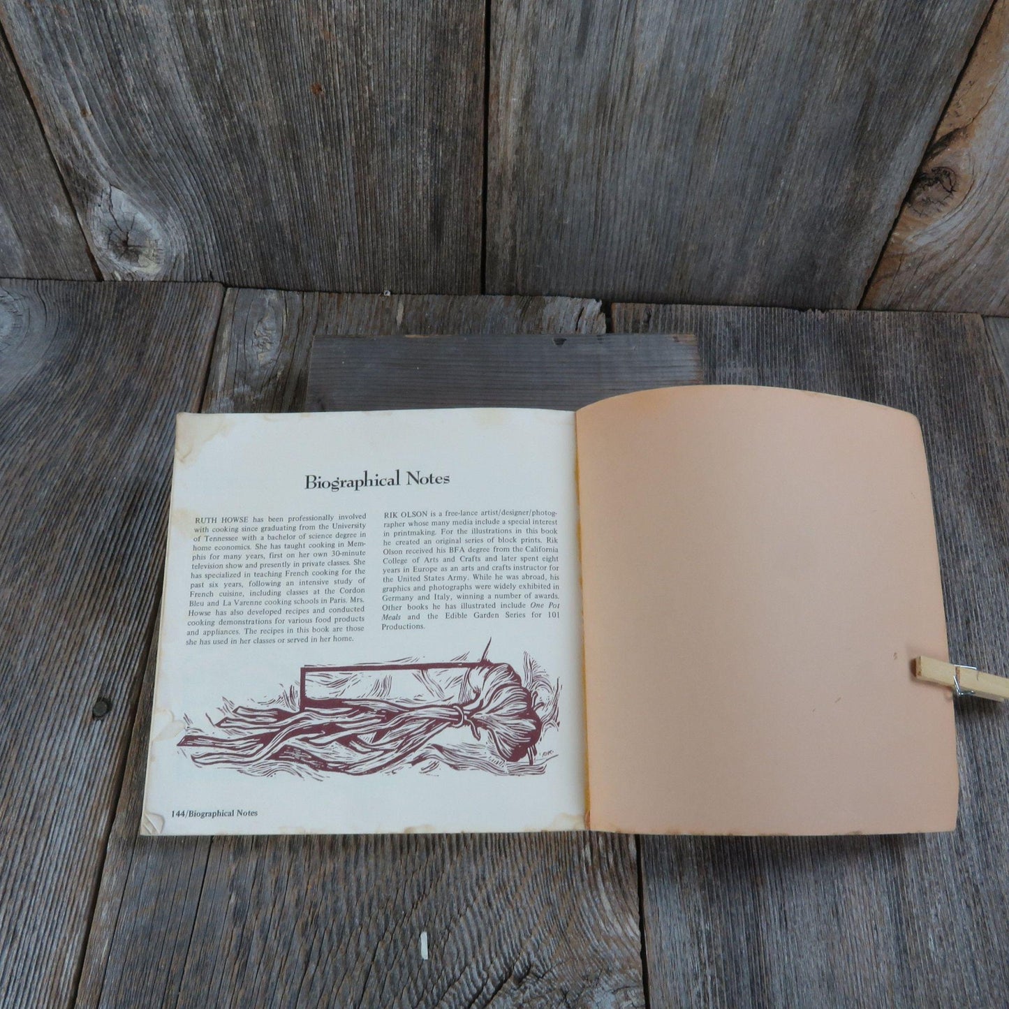 Vintage French Cooking Cookbook Simplified with a Food Processor Ruth Howse 1977 Paperback