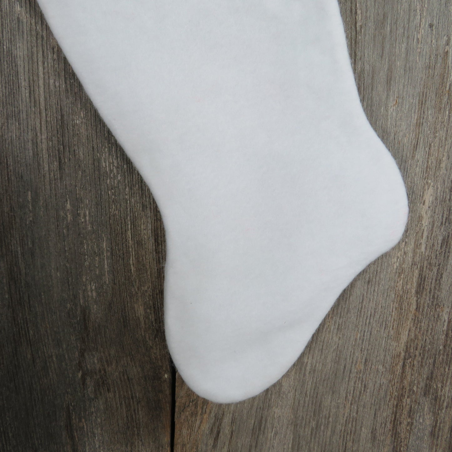 Vintage Teddy Bear in Tartan Plaid Stocking Christmas Santa's Best Beret Hat Gift Package Holly White Fuzzy Red Green Fleece Gold Trim