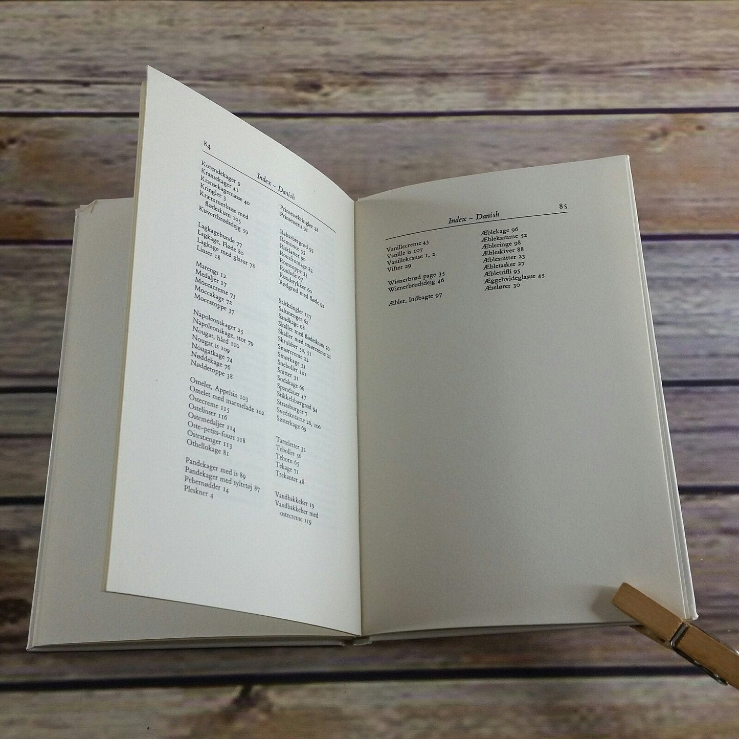 Vintage Cookbook Danish Home Baking Traditional Danish Recipes 1979 Hardcover Book Karen Berg Cookies Cakes Pastries Bread Desserts