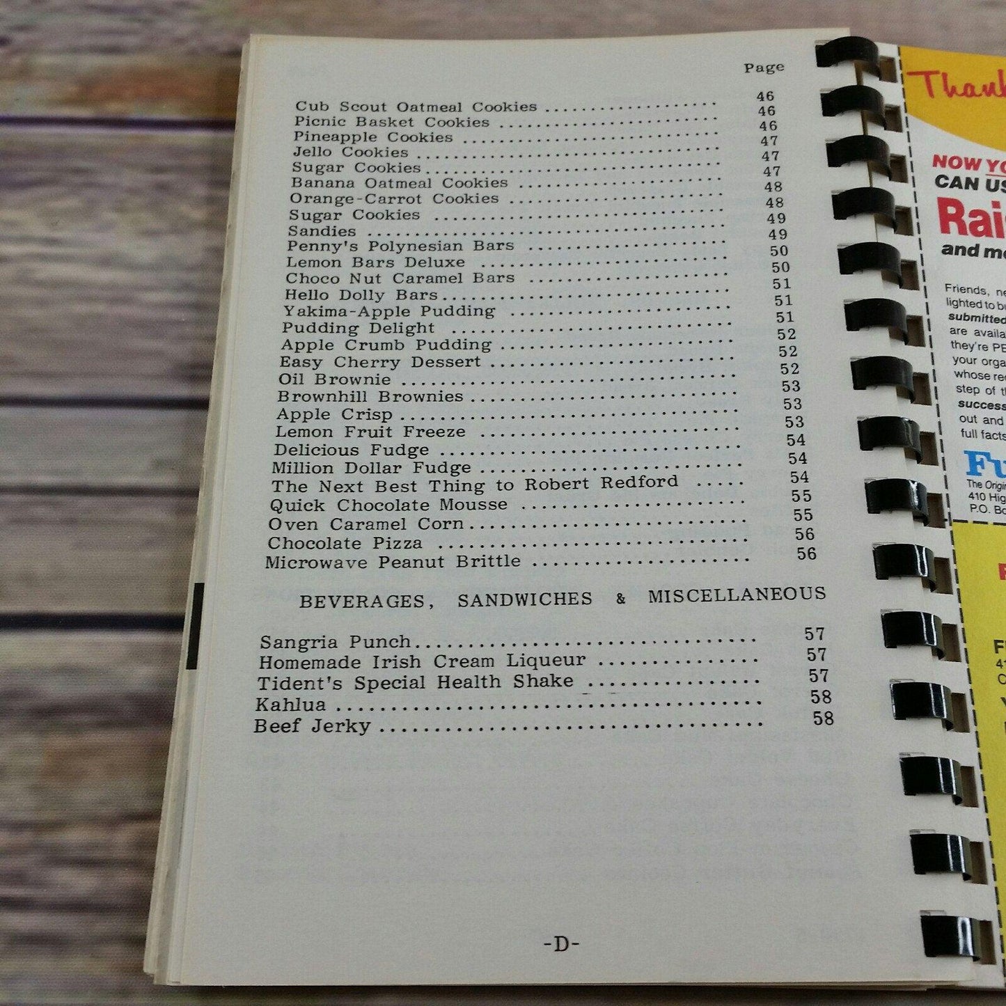 Vintage California Cookbook Oak Hills Fire Department Station 40 Country Cookbook 1984